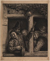 TvB G 5138
<br/>
De drinkers
<br/>
<em>Closin, C (18e eeuw)</em>